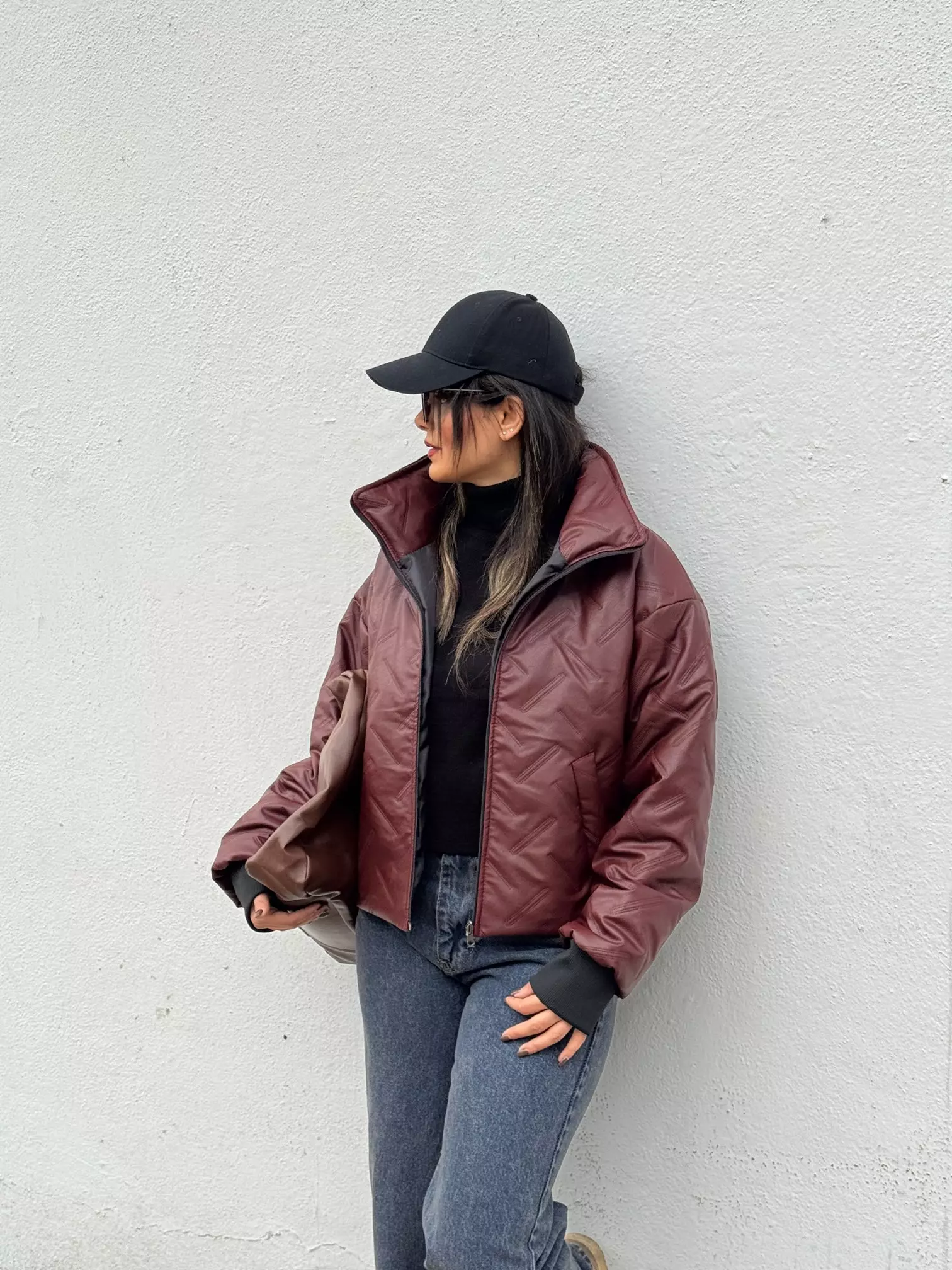 کاپشن چرم تیلور Teylor